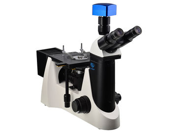 中国 冶金のTrinocularの逆にされた顕微鏡80Xの目的5は接眼レンズに穴をあけます サプライヤー