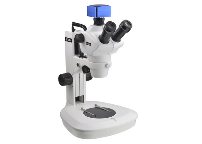 Trinocularのヘッド ステレオの光学顕微鏡ZSA0850T 0.8×-5×の拡大