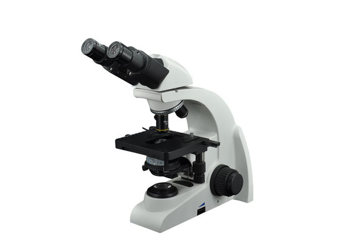 6V 20Wの実験室の生物顕微鏡40-1000Xの拡大の白い黒