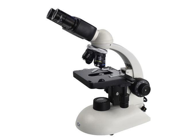 生物学の顕微鏡の実験室学生の単対物双眼顕微鏡10x 40x 100x