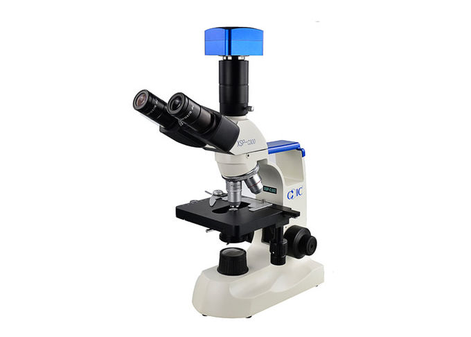 白い衛生検査隊の顕微鏡、科学研究所の顕微鏡4の穴のNosepiece