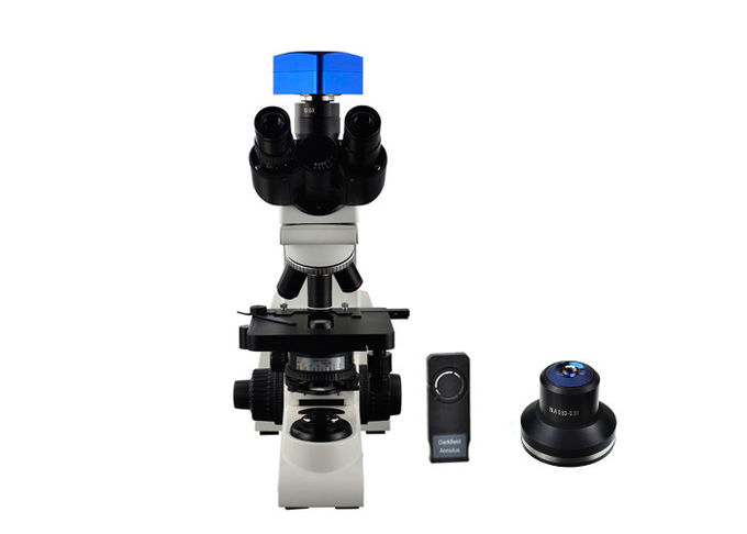 Trinocularの暗視野の顕微鏡40Xの実験装置の顕微鏡の白