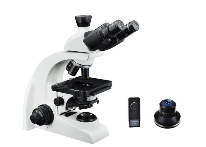 Trinocularの暗視野の顕微鏡40Xの実験装置の顕微鏡の白