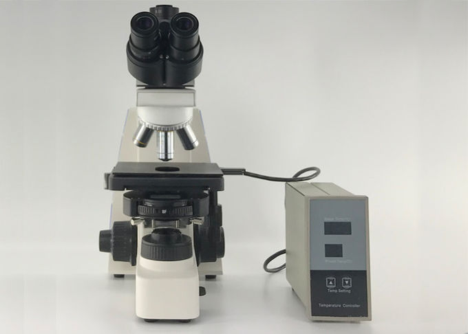 100X UOPの混合物の暖かい段階が付いている光学顕微鏡の光学レンズの顕微鏡